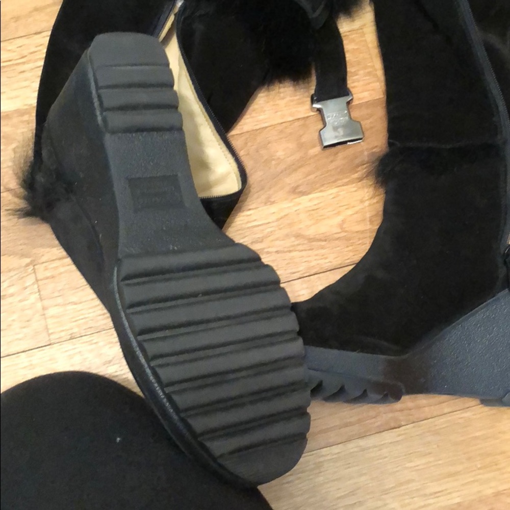 Gorgeous platform boots with real fox 🦊 fur - Picture 4 of 4